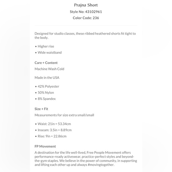 SOLDFree People Happiness Runs Crop & Prajna Shorts SET - Picture 15 of 16